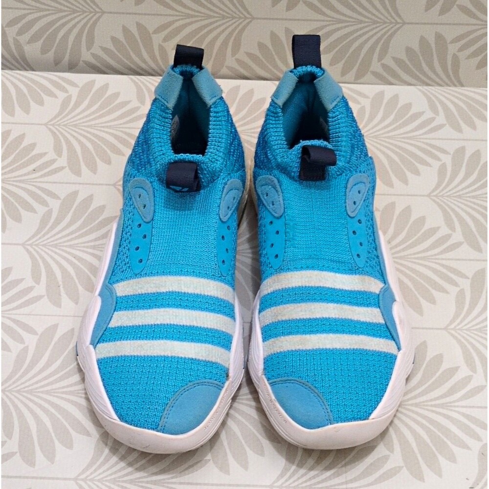 Adidas Men's Trae Young 2 Sky Rush Blue & White Basketball Shoes Size 10.5